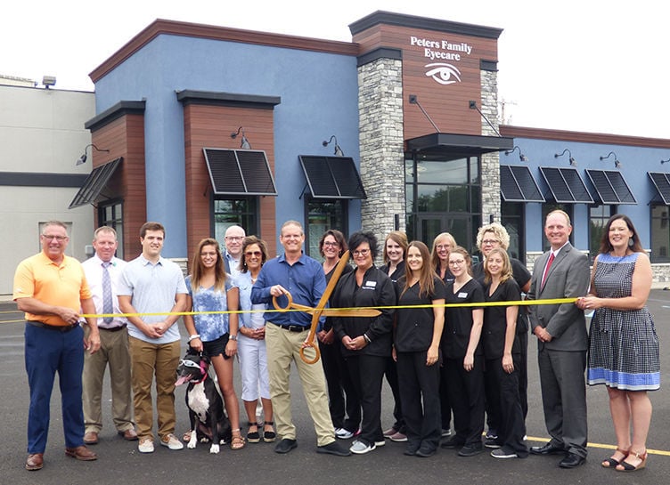 Peters Family Eyecare celebrates with ribbon cutting